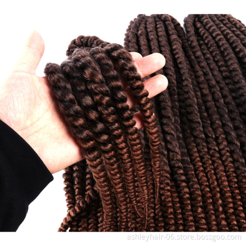 24 Inch Premium 100% Synthetic Hair Senegalese Afro Twist Crochet Braids